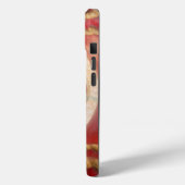 Coques Case-Mate iPhone Boules de cricket rouge Art Abstrait Design d'impr (Verso / Gauche)