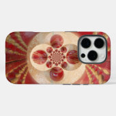 Coques Case-Mate iPhone Boules de cricket rouge Art Abstrait Design d'impr (Verso (horizontal))