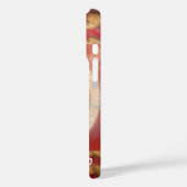 Coques Case-Mate iPhone Boules de cricket rouge Art Abstrait Design d'impr (Verso / Gauche)