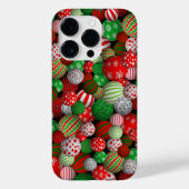 Coques Case-Mate iPhone Boules de Noël 3D (Verso)