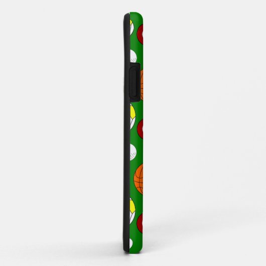 Coques Case-Mate iPhone Boules de sport (Dos/Droite)