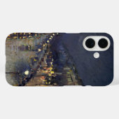 Coques Case-Mate iPhone Boulevard Camille Pissarro Montmartre en soirée (Verso (horizontal))