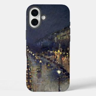 Coques iPhone 16 Plus Boulevard Camille Pissarro Montmartre en soirée