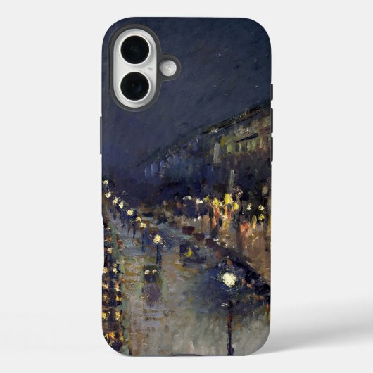 Coques Case-Mate iPhone Boulevard Camille Pissarro Montmartre en soirée (Verso)