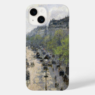 Coque Pour iPhone 14 Boulevard Montmartre Printemps Paris Camille Pissa