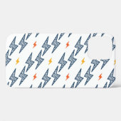 Coques Case-Mate iPhone Boulons de foudre Doodle Flash transparent (Verso (horizontal))