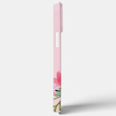 Coques Case-Mate iPhone Bouquet aquarelle rose pâle (Verso / Droite)