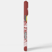 Coques Case-Mate iPhone Bouquet bordé de Terra Cotta (Verso / Droite)