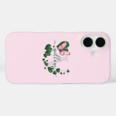 Coques Case-Mate iPhone Bouquet de feuilles en forme de cœur (Verso (horizontal))