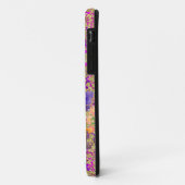 Coques Case-Mate iPhone Bouquet de fleurs d'aquarelle sur framboise rose (Dos/Gauche)