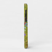 Coques Case-Mate iPhone Bouquet de fleurs d'aquarelle sur vert rustique (Dos/Gauche)