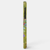 Coques Case-Mate iPhone Bouquet de fleurs d'aquarelle sur vert rustique (Dos/Gauche)