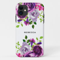 Bouquet de fleurs de pivoines violettes