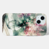 Coques Case-Mate iPhone Bouquet de fleurs Encre d'alcool (Verso (horizontal))