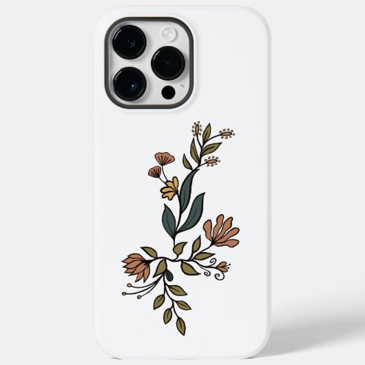 Coques Case-Mate iPhone Bouquet de fleurs et de Feuilles (Verso)