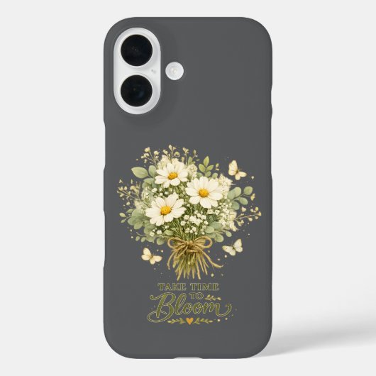 Coques Case-Mate iPhone Bouquet de fleurs sauvages blanches (Verso)