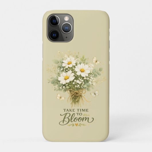Coques Case-Mate iPhone Bouquet de fleurs sauvages blanches (Dos)
