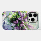 Coques Case-Mate iPhone Bouquet de lilas fleuri de lavande (Verso (horizontal))
