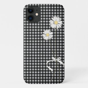 Case-Mate iPhone Case bouquet de marguerite sur en vichy