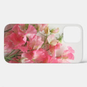 Coques Case-Mate iPhone Bouquet de pois rose (Verso (horizontal))