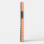 Coques Case-Mate iPhone Bouquet de tournesol sur Orange En vichy Coque-Mat (Verso / Droite)