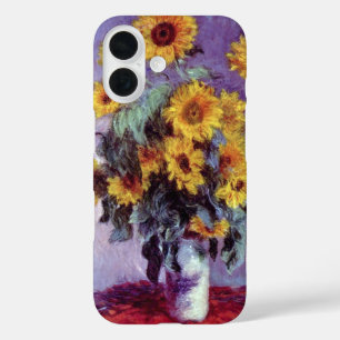Coques iPhone 16 Bouquet de tournesols de Claude Monet, Art Vintage