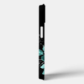 Coques Case-Mate iPhone Bouquet d'étincelle Rose bleu Aqua  (Verso / Droite)