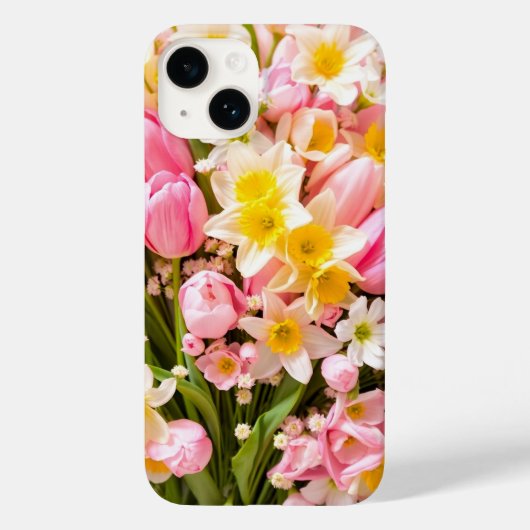 Coques Case-Mate iPhone Bouquet du Pastel du printemps (Verso)