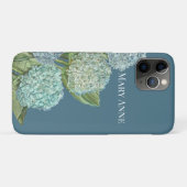 Coques Case-Mate iPhone Bouquet Dusty Blue Hydrangea (Dos (Horizontal))