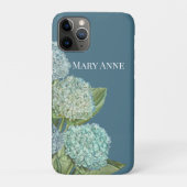 Coques Case-Mate iPhone Bouquet Dusty Blue Hydrangea (Dos)