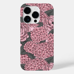 Coque Pour iPhone 14 Pro Bouquet floral en rose