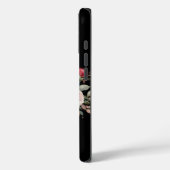 Coques Case-Mate iPhone Bouquet rose et rose rouge sur noir (Verso / Gauche)