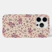 Coques Case-Mate iPhone Bouquet saint de Noël - Crème Beige (Verso (horizontal))