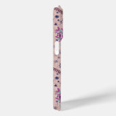 Coques Case-Mate iPhone Bouquet saint de Noël - Rose poussiéreux (Verso / Droite)