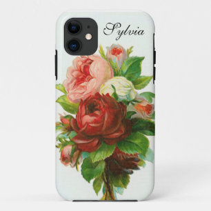 Coques Pour iPhone Bouquet vintage Rose