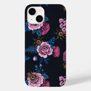 Coque Pour iPhone 14 Bouquets et tarantula 2