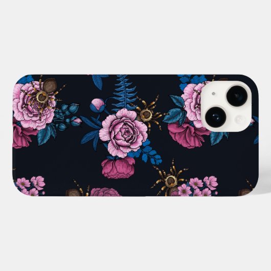 Coques Case-Mate iPhone Bouquets et tarantula 2 (Verso (horizontal))