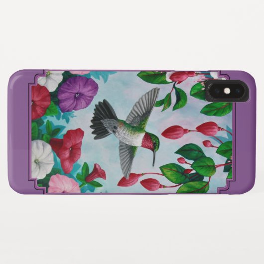 Coques Case-Mate iPhone Bourdon et Flower (Dos (Horizontal))
