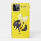 Coques Case-Mate iPhone Bourdon sur Jaune (Dos)