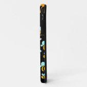 Coques Case-Mate iPhone Bourdons Illustrés Miel Noir (Dos/Gauche)