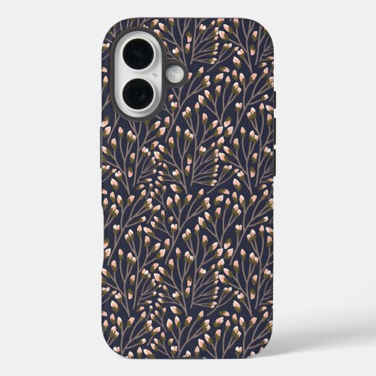 Coques Case-Mate iPhone Bourgeons roses délicats sur branches brunes (Verso)