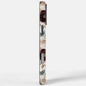 Coques Case-Mate iPhone Bourgogne chic floral crème (Verso / Droite)