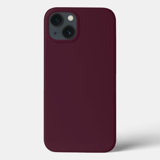 Coques Case-Mate iPhone Bourgogne framboise, Bourgogne solide (Verso)
