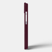 Coques Case-Mate iPhone Bourgogne framboise, Bourgogne solide (Verso / Gauche)