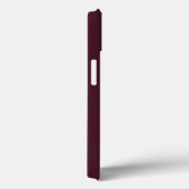 Coques Case-Mate iPhone Bourgogne framboise, Bourgogne solide (Verso / Droite)