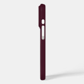 Coques Case-Mate iPhone Bourgogne framboise, Bourgogne solide (Verso / Gauche)