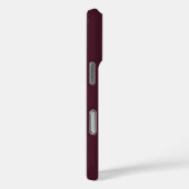 Coques Case-Mate iPhone Bourgogne framboise, Bourgogne solide (Verso / Droite)