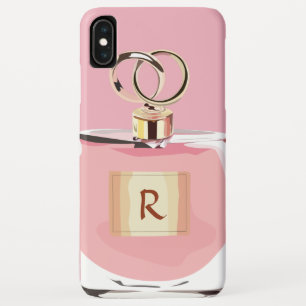 Case-Mate iPhone Case Bouteille de parfum élégante de monogramme de rose
