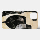 Coques Case-Mate iPhone Bouteille de vin avec deux verres (Verso (horizontal))