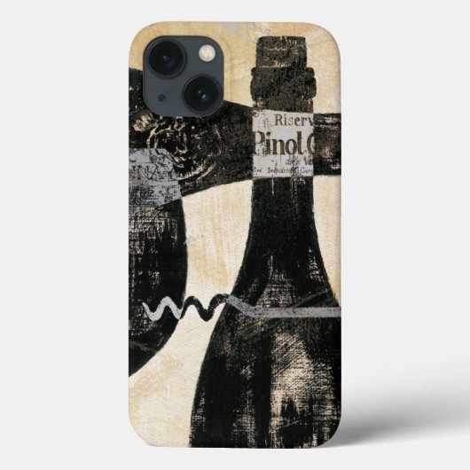 Coques Case-Mate iPhone Bouteille de vin et verre (Verso)